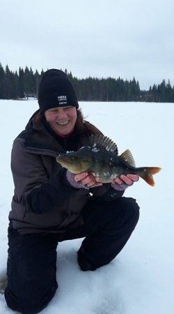 Reilu kilonen ja tyytyväinen pyytäjä